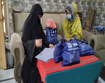 Distribution of MHM/Dignity Kits and Delivery Kits